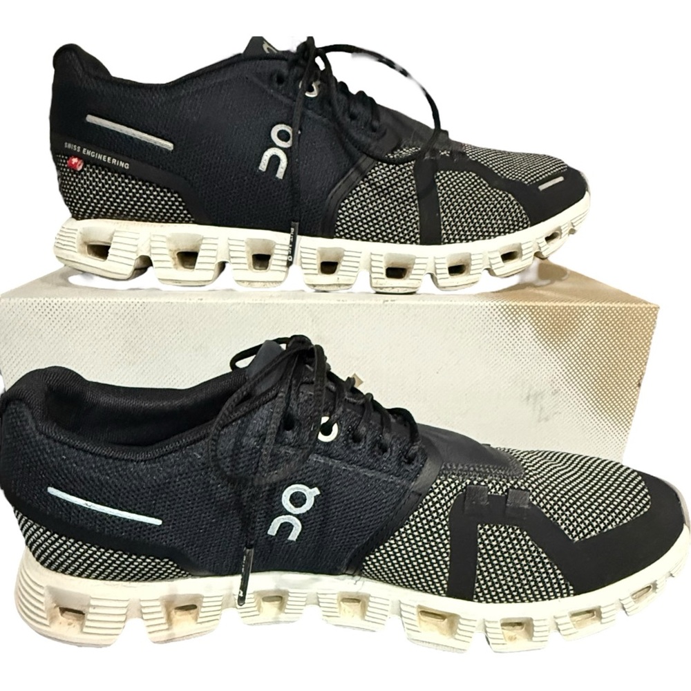 On Cloud 5 Combo Black Alloy CloudTec Women's Lifestyle Tennis Shoes Sneakers 9 - Picture 3 of 6